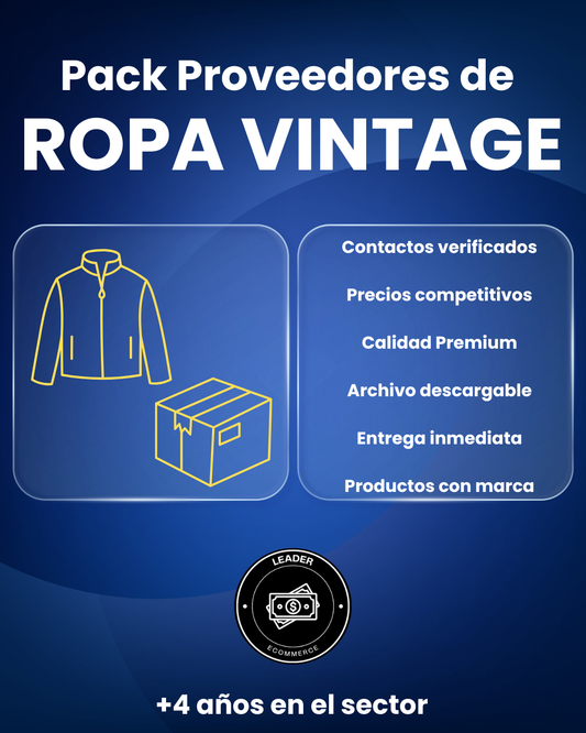 Proveedores Ropa Vintage
