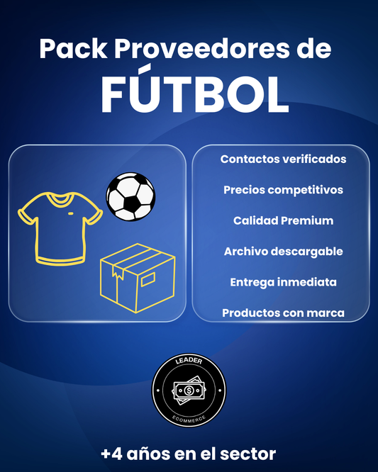 Pack Proveedores de Fútbol