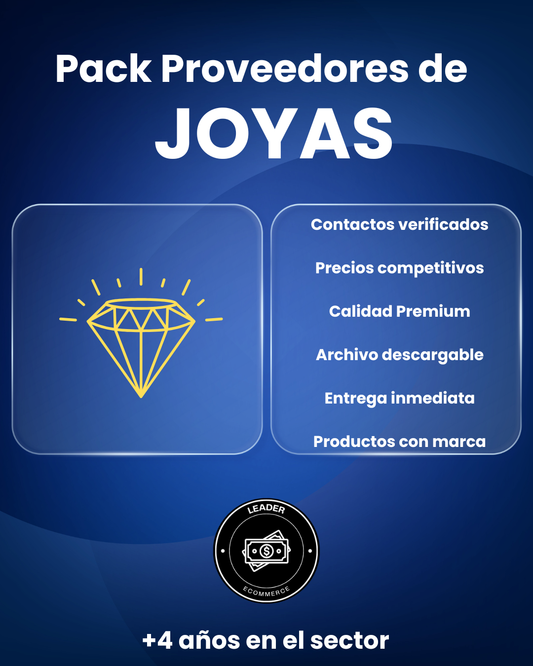 Pack Proveedores Joyas