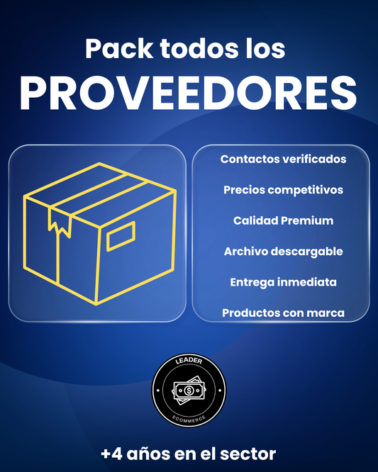 Pack Todos Los Proveedores